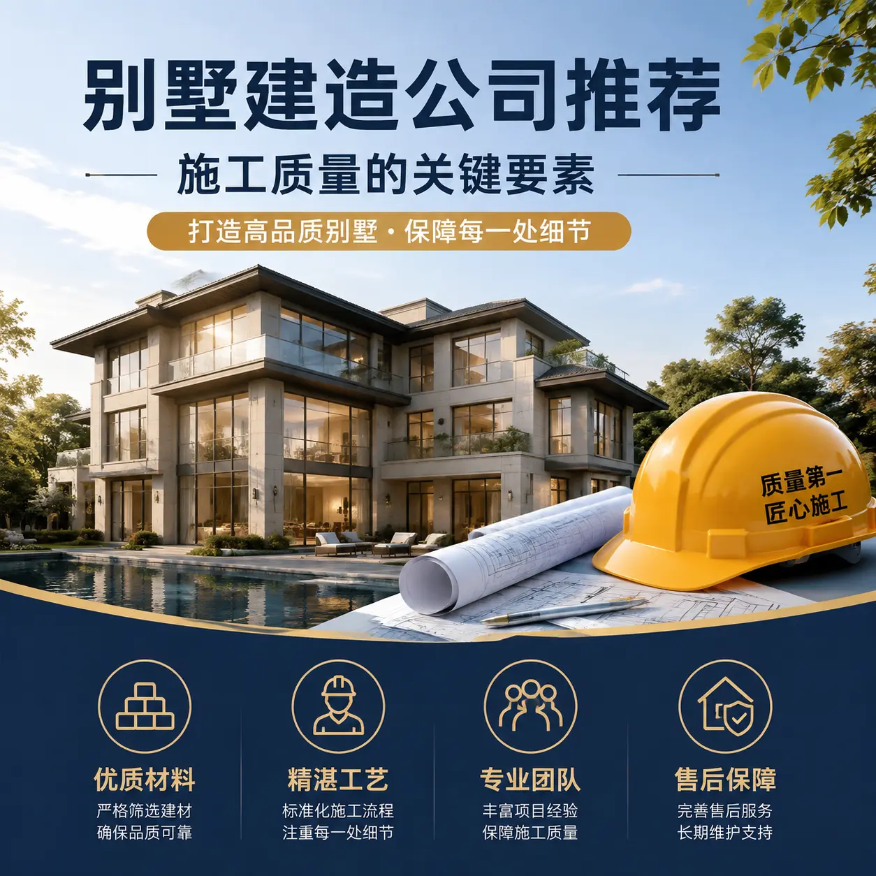 别墅建造公司推荐: 清镇 施工质量的关键要素