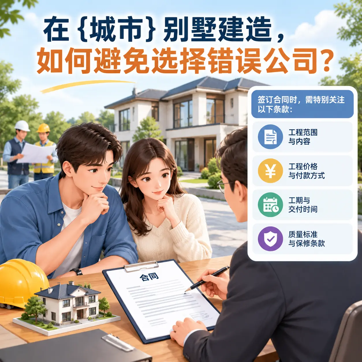 在 清镇 别墅建造,如何避免选择错误公司?