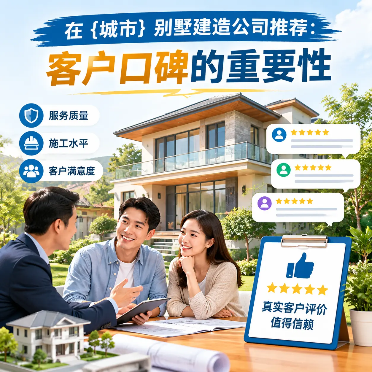 在 清镇 别墅建造公司推荐:客户口碑的重要性