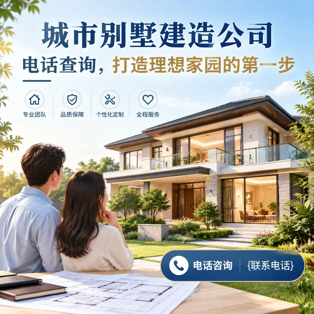 清镇别墅建造公司电话查询,打造理想家园的第一步