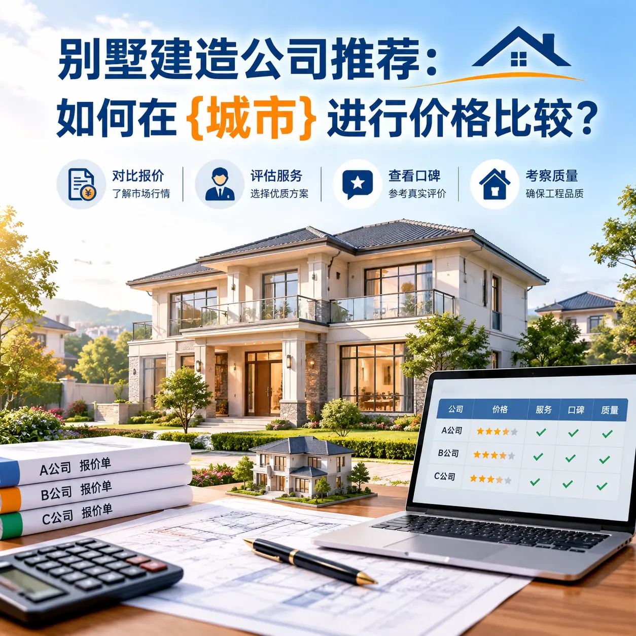 别墅建造公司推荐:如何在 清镇 进行价格比较?
