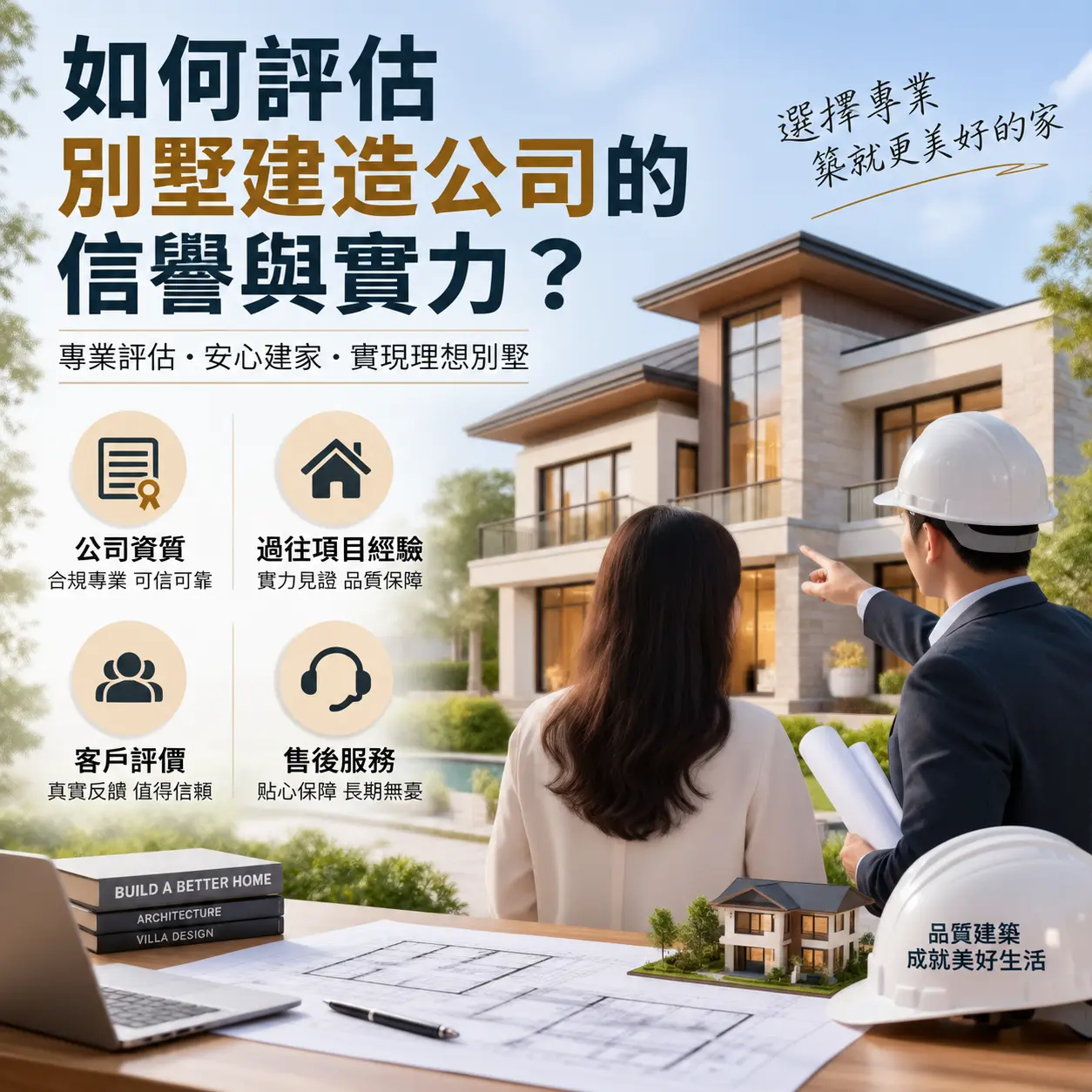 如何评估 清镇 别墅建造公司的信誉与实力？