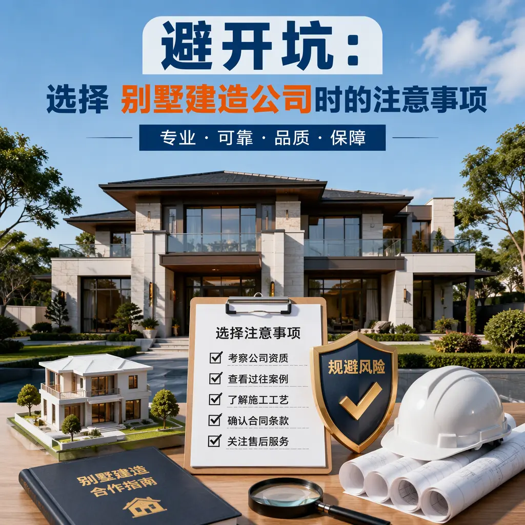 避开坑:选择 清镇 别墅建造公司时的注意事项