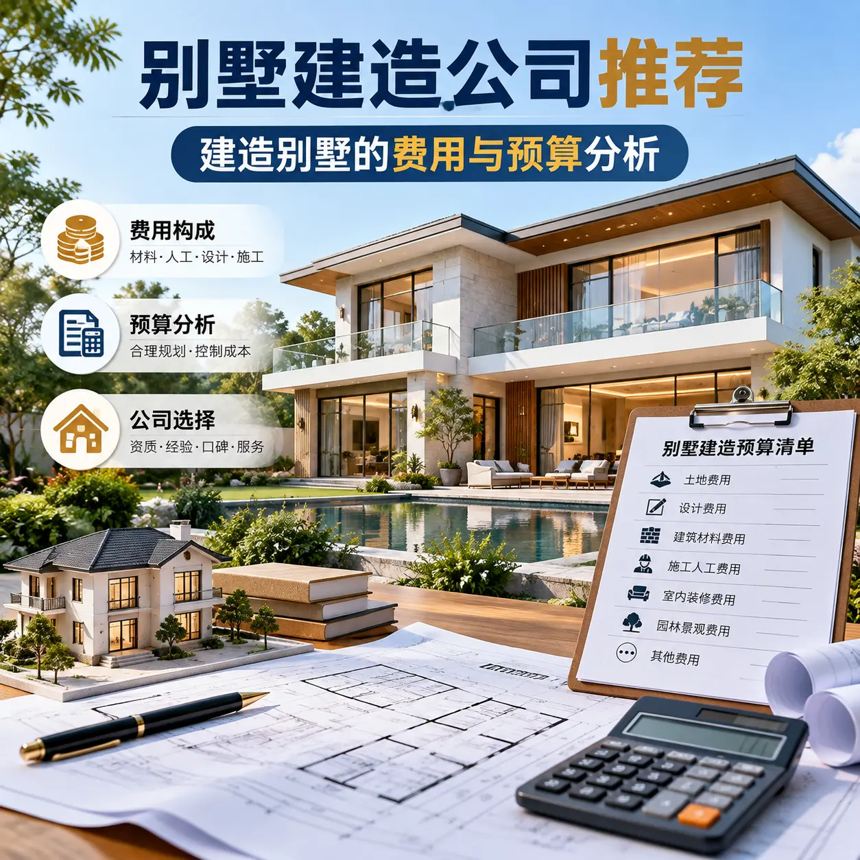 别墅建造公司推荐： 清镇 建造别墅的费用与预算分析