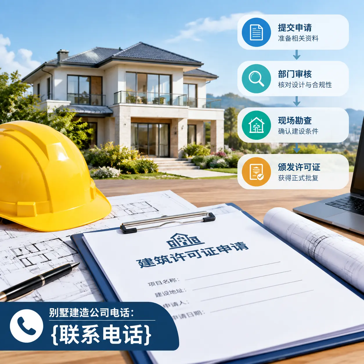 别墅建造公司电话：在清镇建造前的准备工作