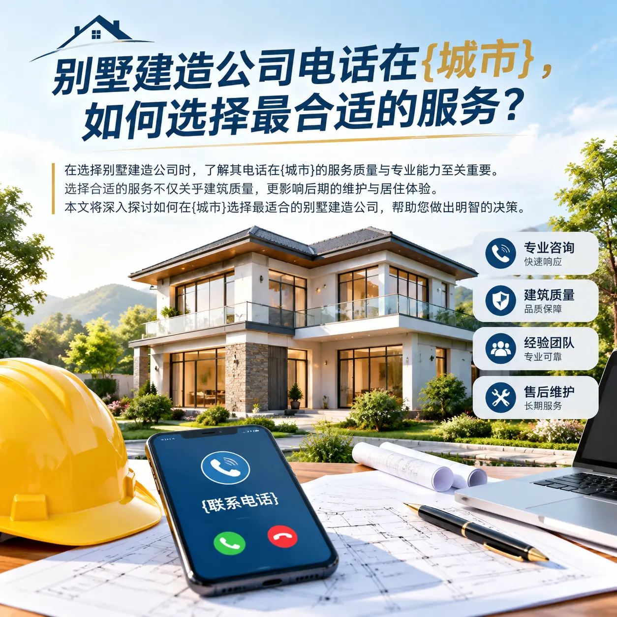 别墅建造公司电话在清镇,如何选择最合适的服务?