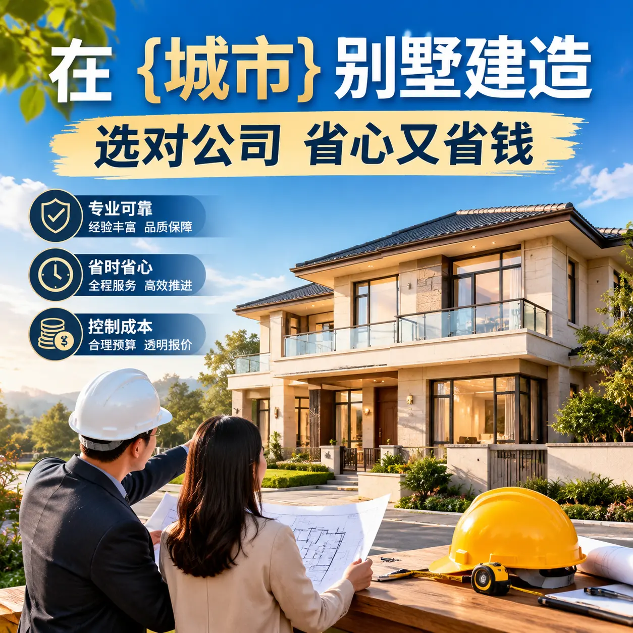 在 清镇 别墅建造，选对公司省心又省钱