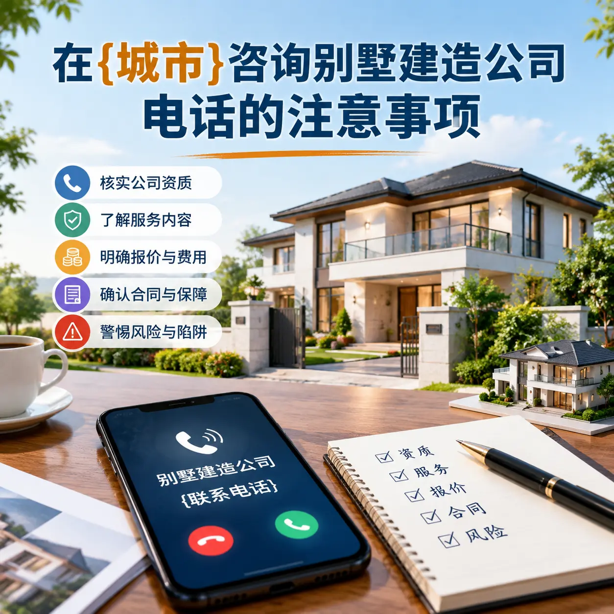 在清镇咨询别墅建造公司电话的注意事项