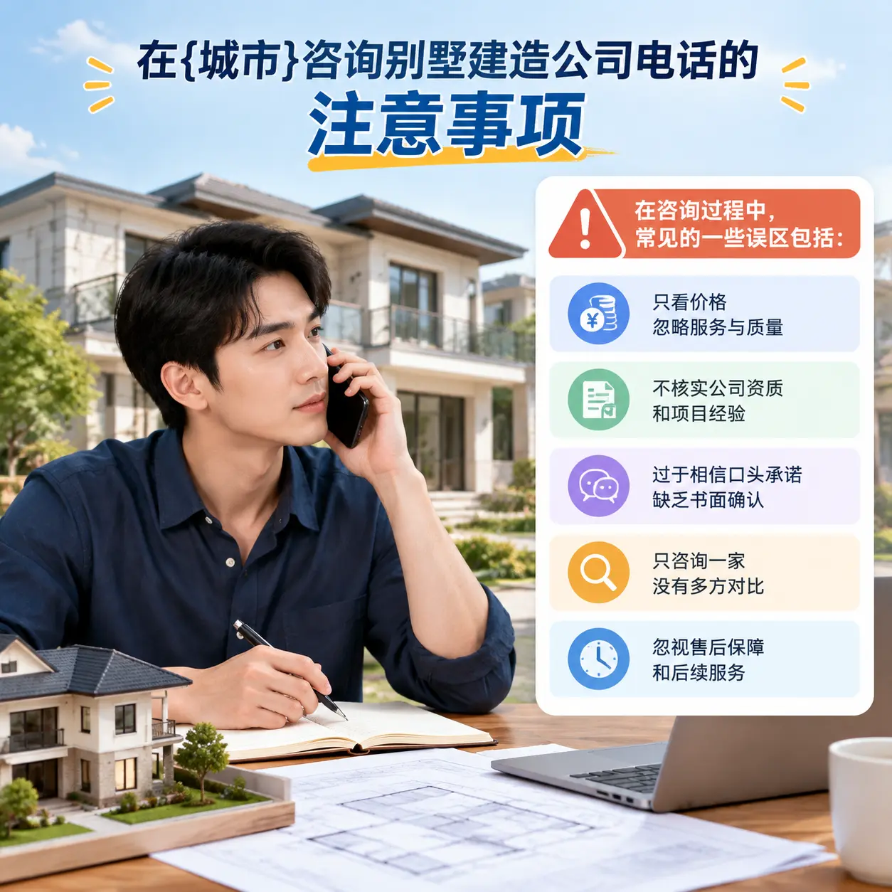 在清镇咨询别墅建造公司电话的注意事项