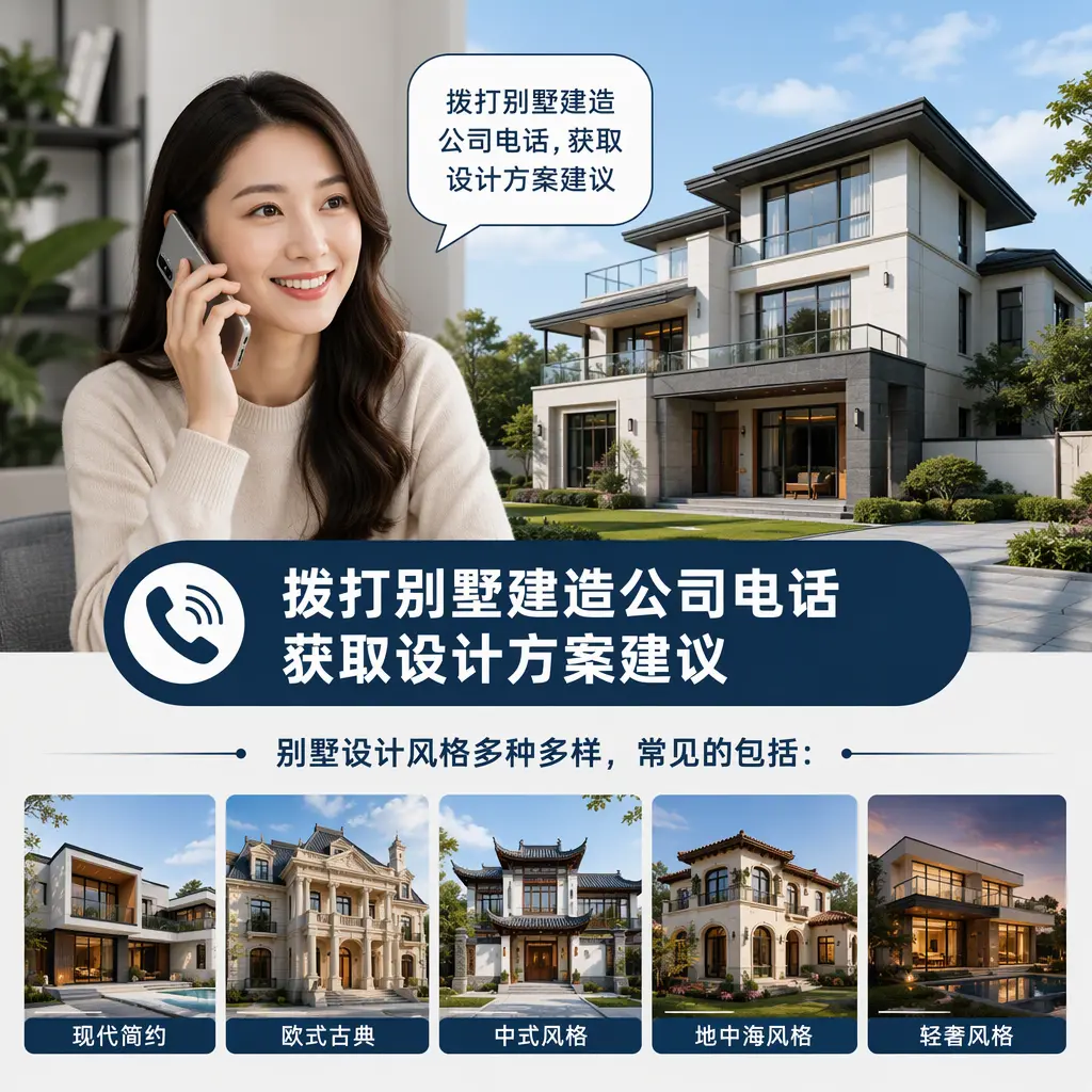 拨打清镇别墅建造公司电话,获取设计方案建议