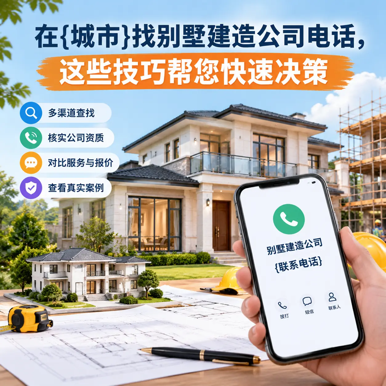 在清镇找别墅建造公司电话，这些技巧帮您快速决策