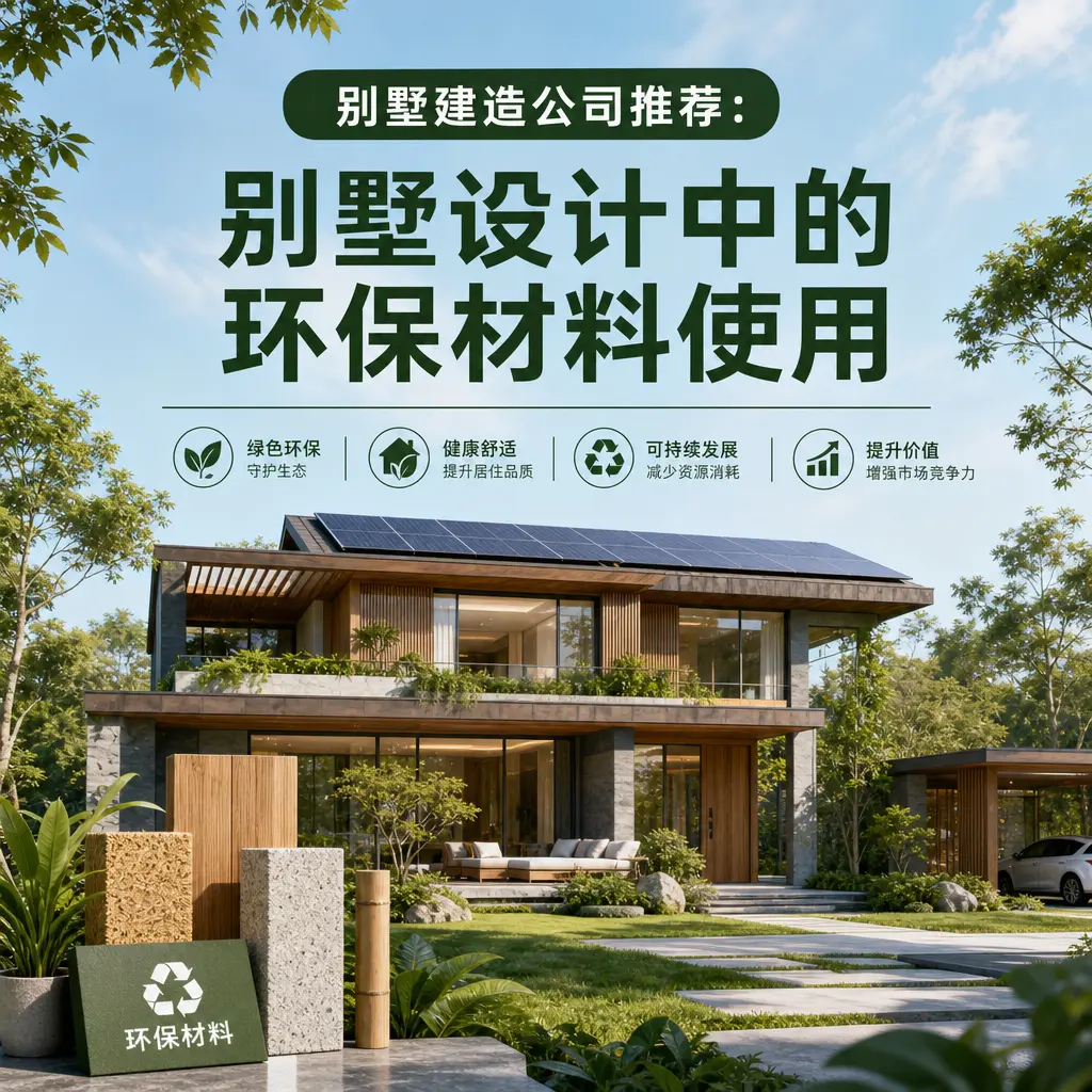 别墅建造公司推荐: 清镇 别墅设计中的环保材料使用