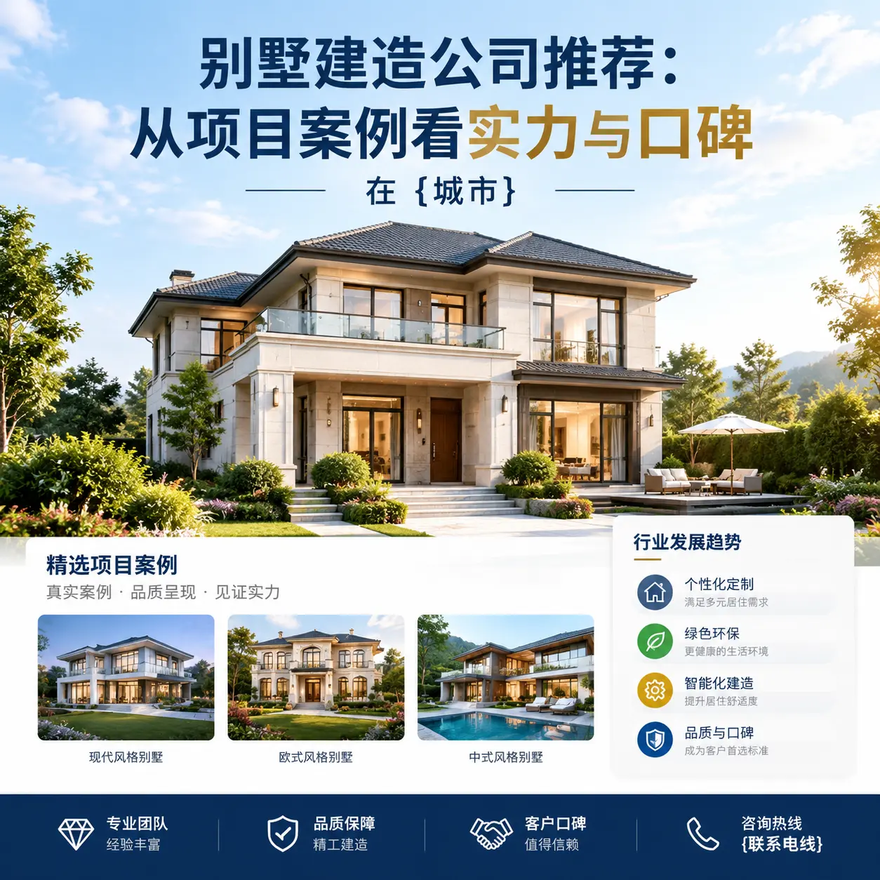 别墅建造公司推荐:从项目案例看实力与口碑在 清镇